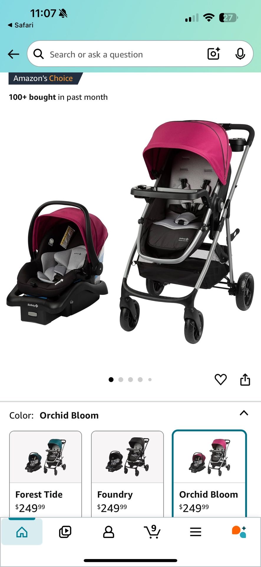 Safety 1st Car Seat And Stroller