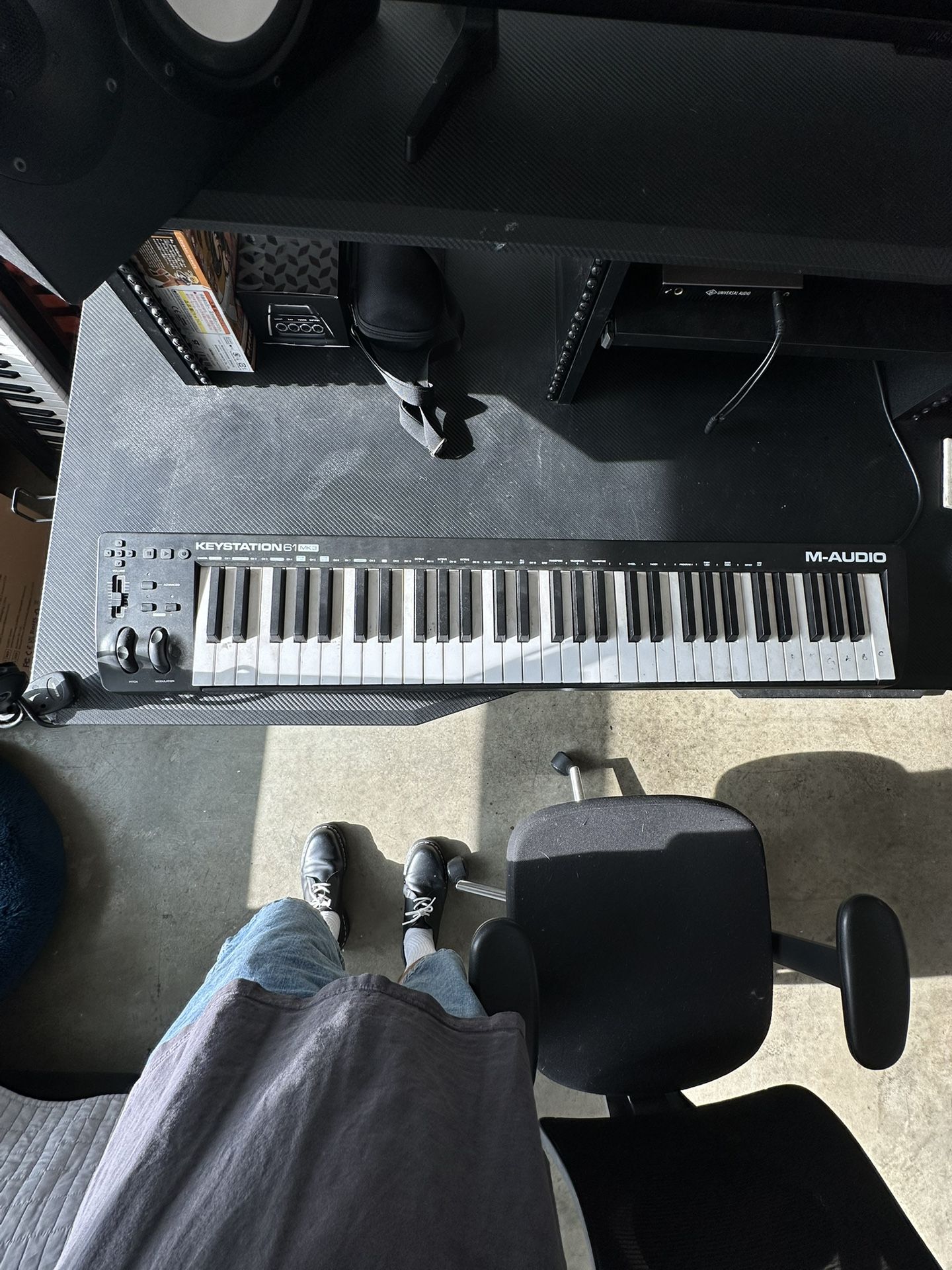 M Audio Keystation 61 Key MIDI Keyboard Controller Used