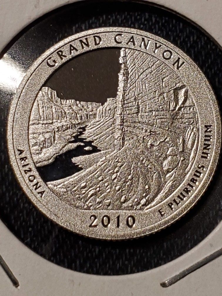 2010 S Silver Proof Quarter! Grand Canyon.