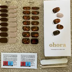 New Ohora Semi Cured Nail Strip Set