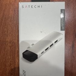Satechi ST-TCPHEM MacBook Pro Notebook Dock/Port Replicator Hub-Space Grey-NOS