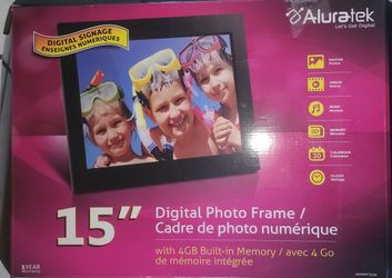 Aluratek 15" Digital Photo Frame