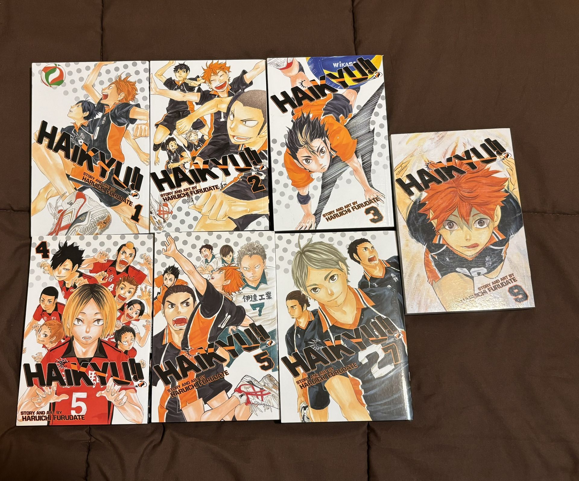 Haikyu!! Manga 1-5 & 7,9