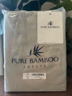 New Pure Bamboo King Bed Sheet Set