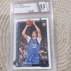 2025 Topps $201 Cooper Flagg Mint + 9.5