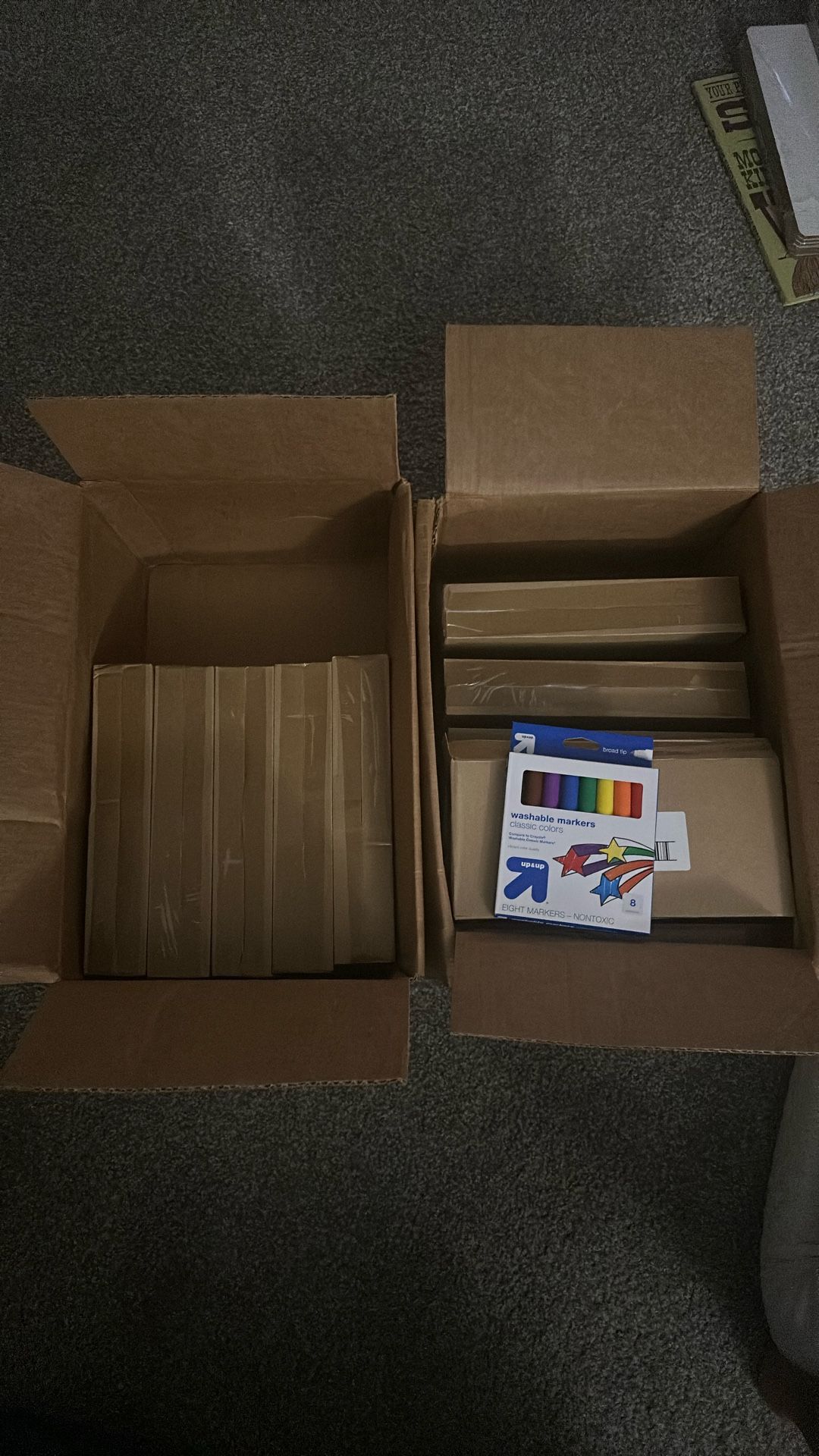 Washable markers, classic colors big shipment bulk