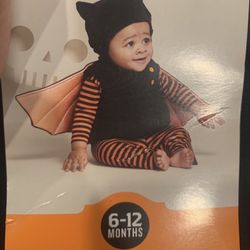Infant Bat Costume, Size 6-12months