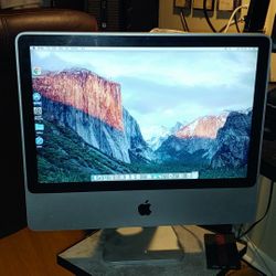 Imac 20 Inch Runs Excellent El Capitan Operating system, Mouse,keyboard,Intel core 2, WiFi,camera,250Gb HD, 