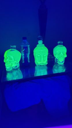 Illuminating skull/ Buddha.
