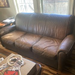 Real Leather Sofa