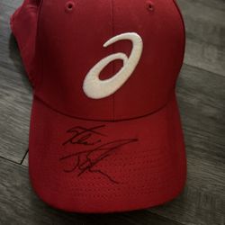 Steve Johnson Autographed Hat.