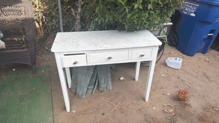 Free dinner table of two seats and the makeup table  is used