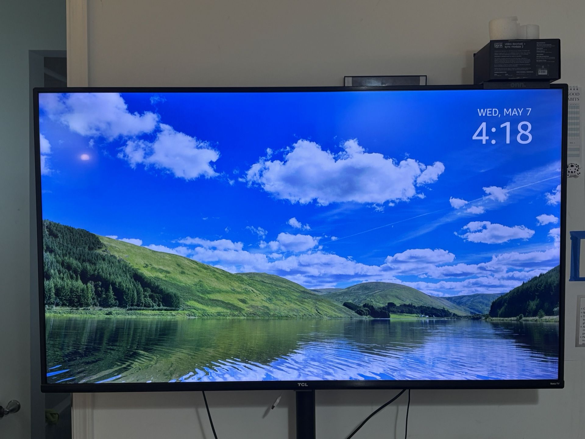 55 Inch TCL 4k HDR ROKU TV 55s20