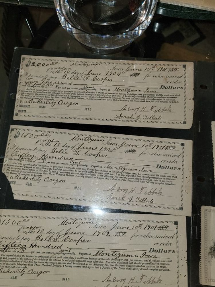 Old checks