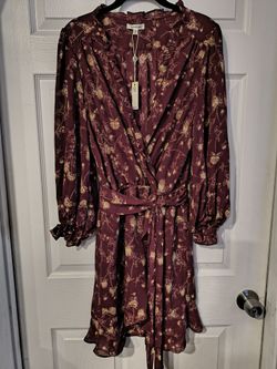 Max Studio Boho Long Sleeve XL Dress