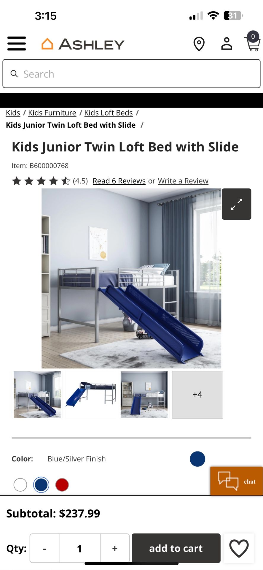 Loft Bed With Slide