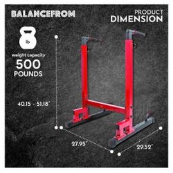 Home Gym Exercise Dip Stand