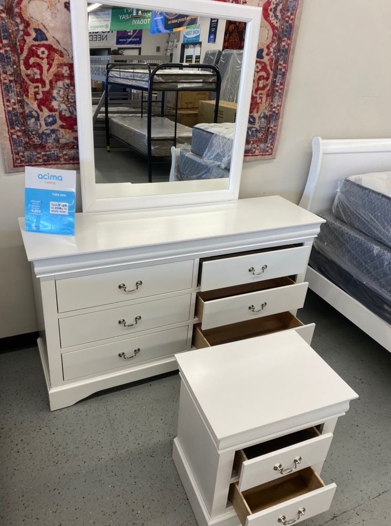 furniture mattress bed frame twin full queen king chest dresser nightstand desk