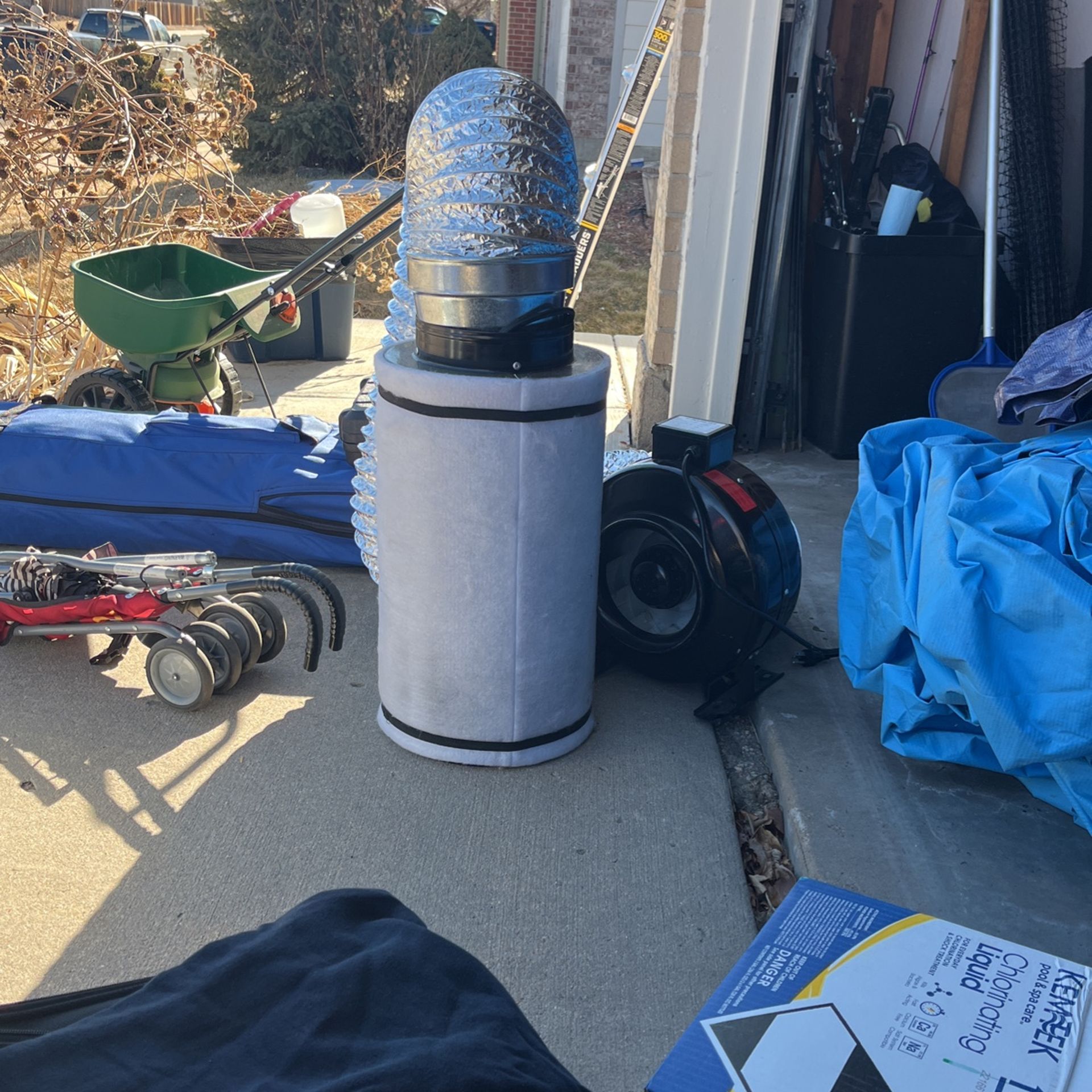 Grow Fan And Blower With Free Grow Light When All Bought