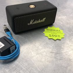 96091 Marshall EMBERTON Portable Bluetooth Speaker W/ Usb-c And Wall Adapter 537468