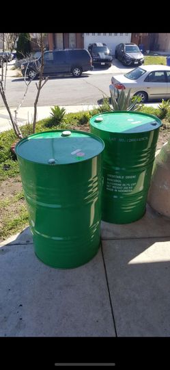55 Gallon Metal Drums Close Top $20 Each
