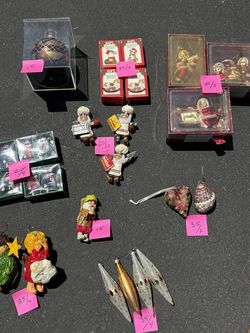 Vintage Christmas Tree Ornaments PRICES VARY See pictures description