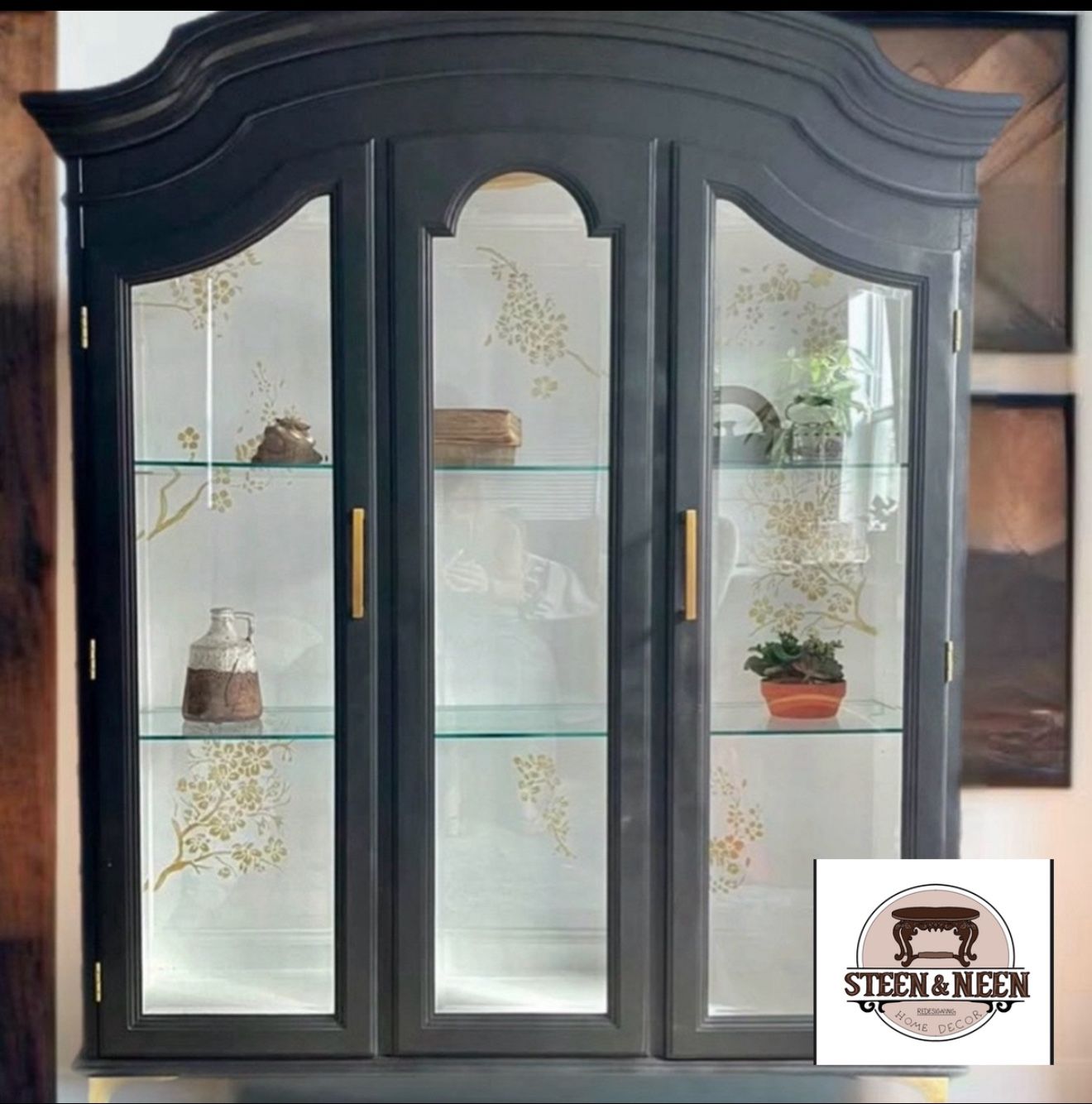Black Curio Cabinet