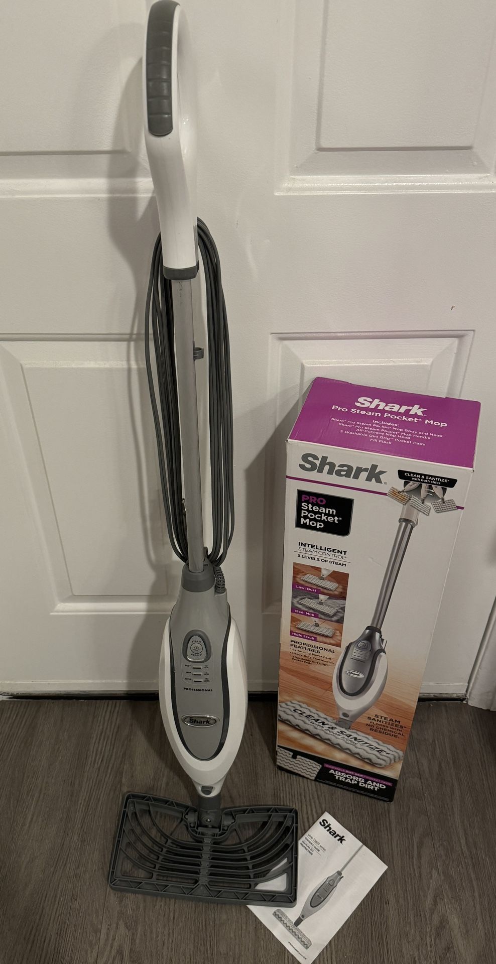 SHARK Professional Steam Pocket Mop for Hard Floor (S3601)
