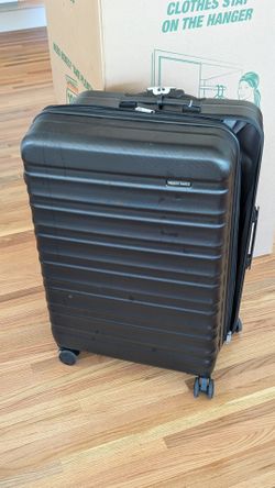 Suit case travel rigid plastic bad zipper
