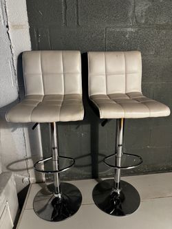 Two bar stools