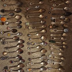 Collectable State And Country Spoons