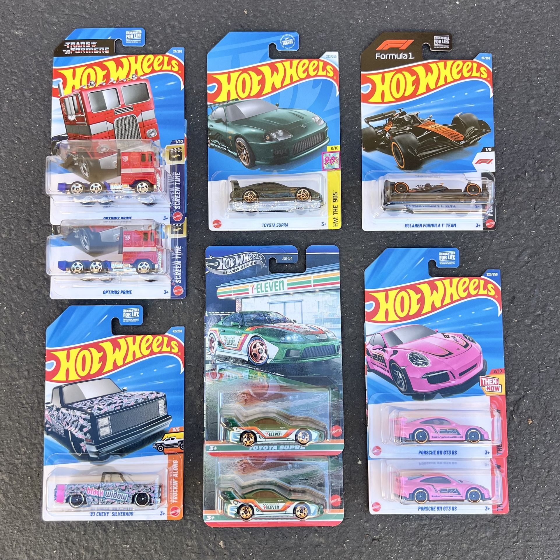 Hot Wheels Mainline Lot (9) Cars