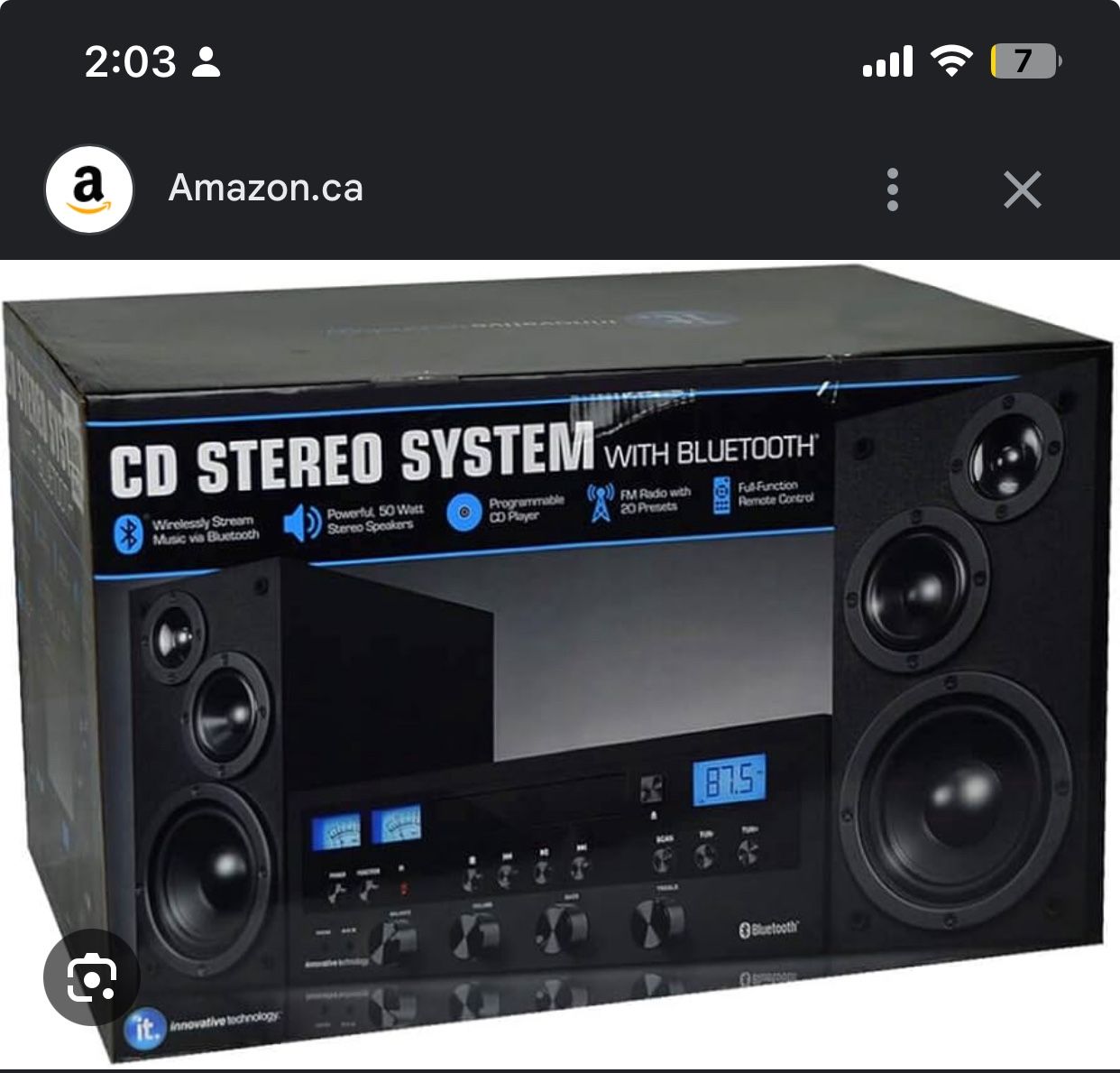 Stereo Set
