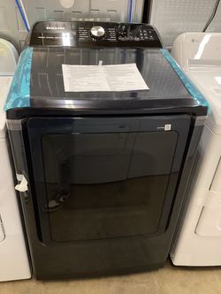 Samsung 7.4 cu.ft. Vented Top Load Electric Dryer with Sensor Dry New Scratch and Dent