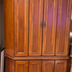 Beautiful Hooker Corner Cabinet/ TV Cabinet