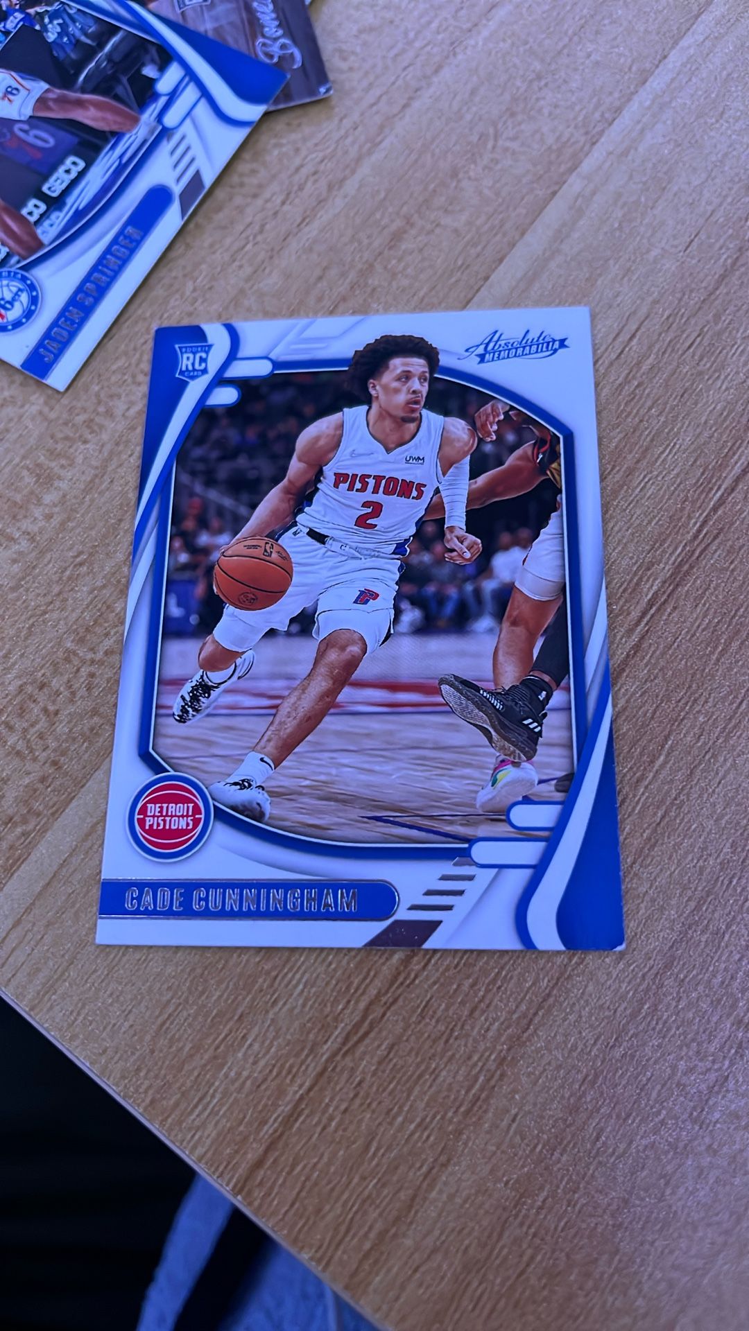 CADE CUNNINGHAM PANINI BASKETBALL CARD