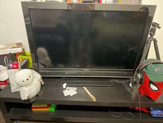 TV and desk