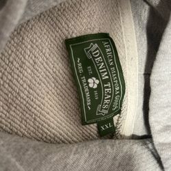  Demin Tear hoodie  