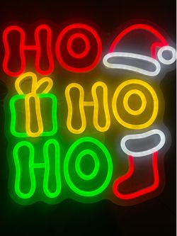 Neon Christmas sign