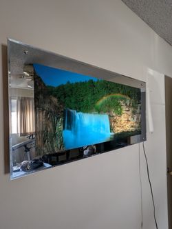 Vintage LED Light up Waterfall Picture W/Sound 