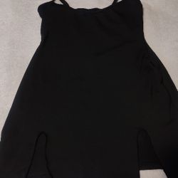 Black Dress With Slits