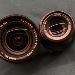 Fujifilm XF 18-55mm f/2.8-4 R LM OIS & XF 35mm f/2 R WR Lenses  Condition: Used – Excellent   Price for both: $650 due to Merceri fees and shipping co