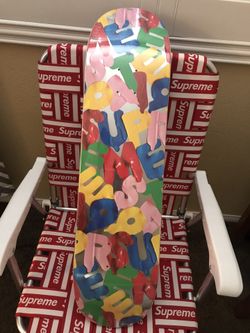 Supreme Balloons Skateboard Silver 8.125 Sealed