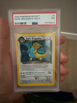 PSA 7 Dark Dragonite Holo 2000 Pokemon Team Rocket #5