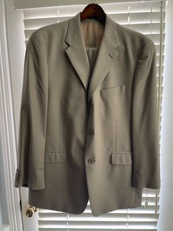 Men's Tan Three-Button suit