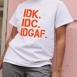 IDHAF PRINTED LETTER SHIRT