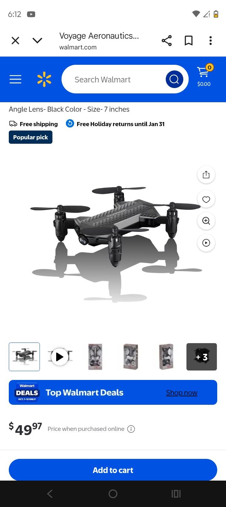 2 Smaller Drones, Black Drone With Camera 35. Small Green Drown 20. Comes With All Cords And Remotes Can Do Deal For Both 50.