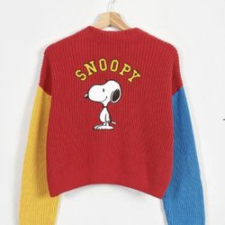 LAZY OAF PEANUTS CARDIGAN