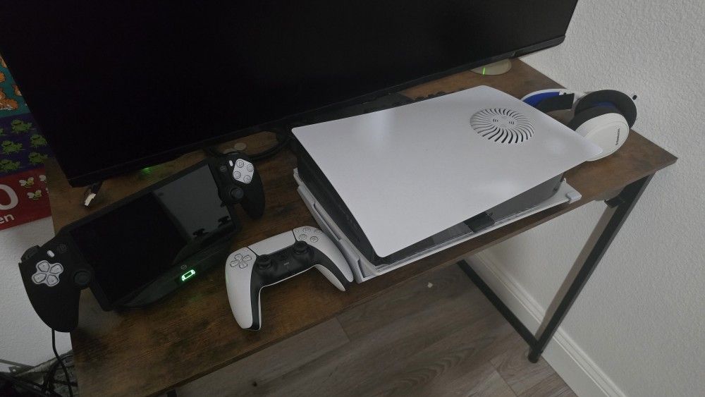 Ps5 Bundle, Disc Drive With Ps Portal, Headphones 