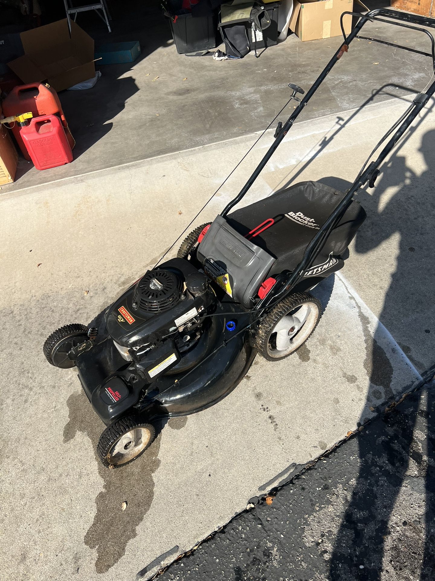 Lawn Mower Craftsman Self Propelled 163cc With Honda Motor